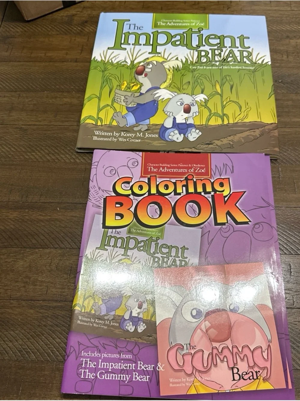 The Adventures of Zoe Kids Book & 2 Coloring Books Bundle – The Impatient Bear